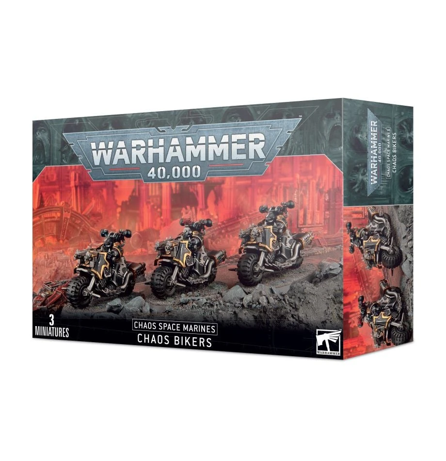 Games Workshop Chaos Space Marines: Chaos Bikers 1 Games Workshop Chaos Space Marines: Chaos Bikers