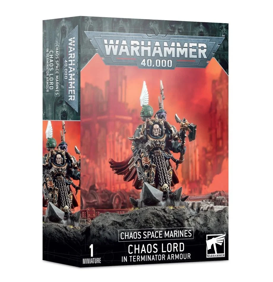Games Workshop Chaos Space Marines: Chaos Lord In Terminator Armour 1 Games Workshop Chaos Space Marines: Chaos Lord In Terminator Armour