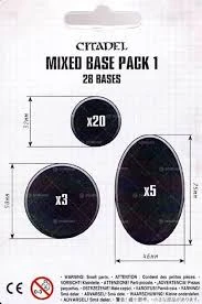 Games Workshop Mixed Base Pack 1 (28 Bases)