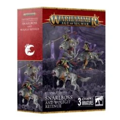 Games Workshop Age Of Sigmar - Gloomspite Gitz - Snarlboss & Wolfgit Retinue