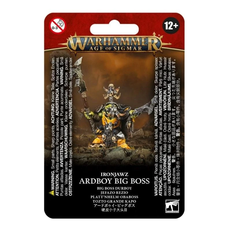Games Workshop Age Of Sigmar - Orruk Warclans - Ardboy Big Boss 1 Games Workshop Age Of Sigmar - Orruk Warclans - Ardboy Big Boss