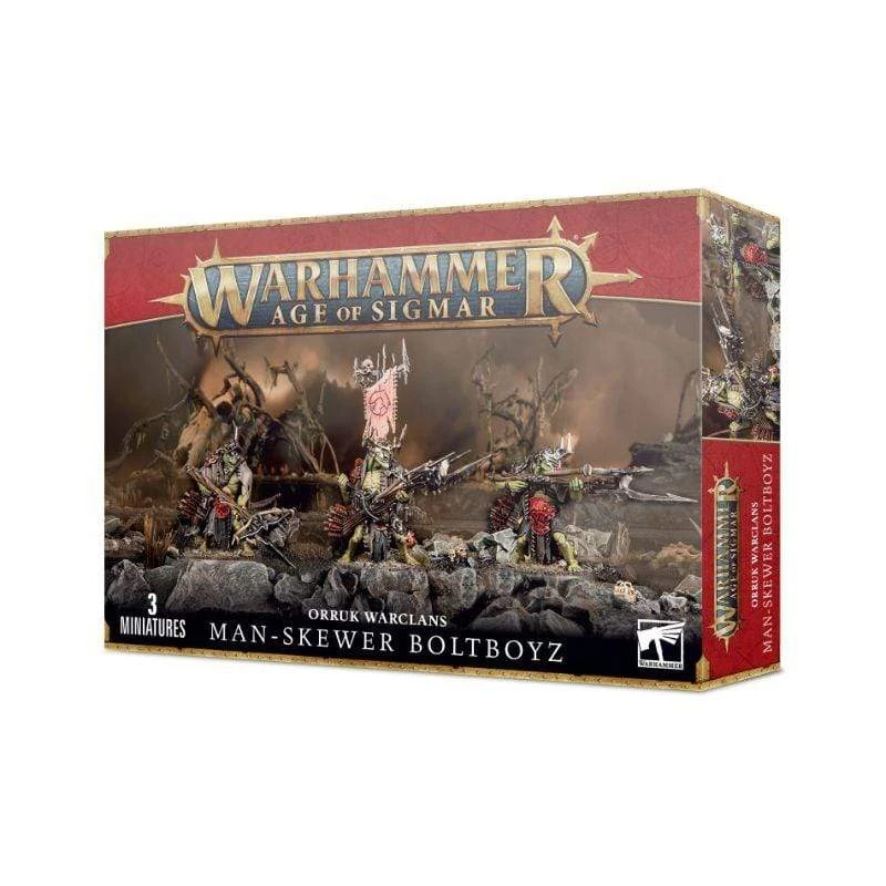 Games Workshop Age Of Sigmar - Orruk Warclans Man-Skewer Boltboyz (Boxed) 1 Games Workshop Age Of Sigmar - Orruk Warclans Man-Skewer Boltboyz (Boxed)
