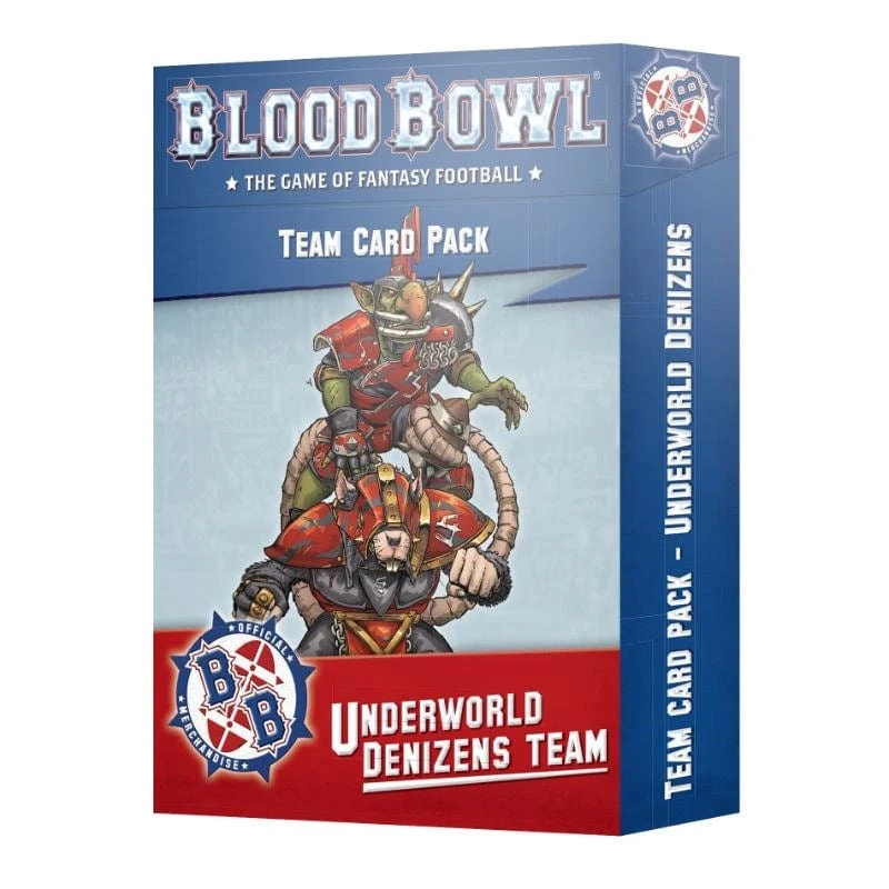 Games Workshop Blood Bowl - Underworld Denizens Team Card Pack 1 Games Workshop Blood Bowl - Underworld Denizens Team Card Pack
