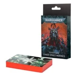 Games Workshop Warhammer 40K - Chaos Space Marines - Datasheet Cards