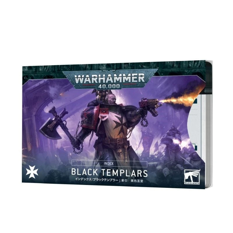 Games Workshop Warhammer 40k - Index Cards - Black Templars 1 Games Workshop Warhammer 40k - Index Cards - Black Templars