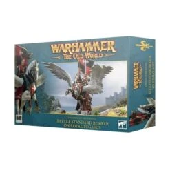 Games Workshop Warhammer - The Old World - Kingdom Of Bretonnia - Battle Standard On Royal Pegasus