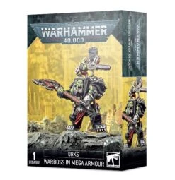 Games Workshop Orks: Ork Warboss In Mega Armour