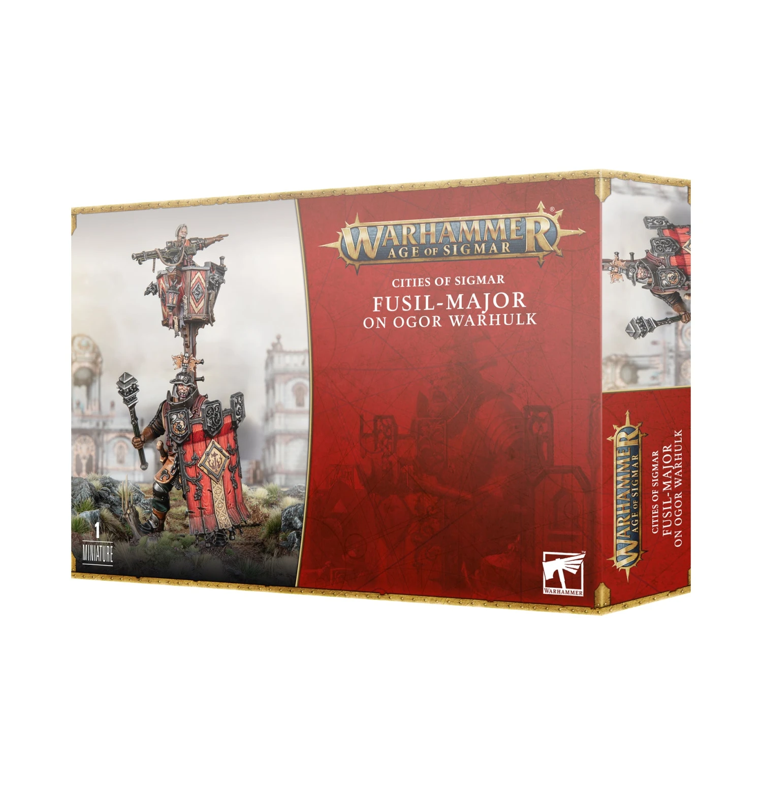 Games Workshop Cities Of Sigmar: Fusil-Major On Ogor Warhulk 1 Games Workshop Cities Of Sigmar: Fusil-Major On Ogor Warhulk